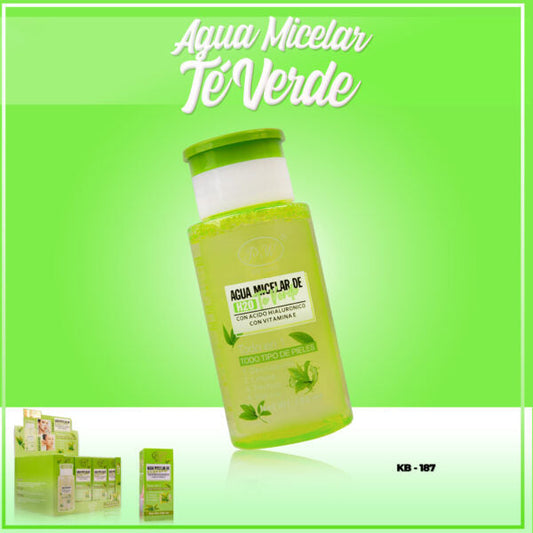 Agua micelar te verde