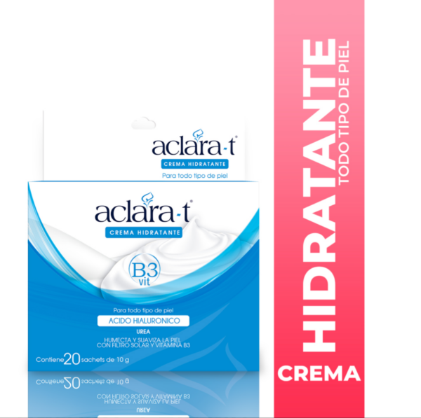 Box Crema hidratante sachets B3vit Aclara-t