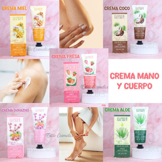 Crema mano y cuerpo HS – Flower secret